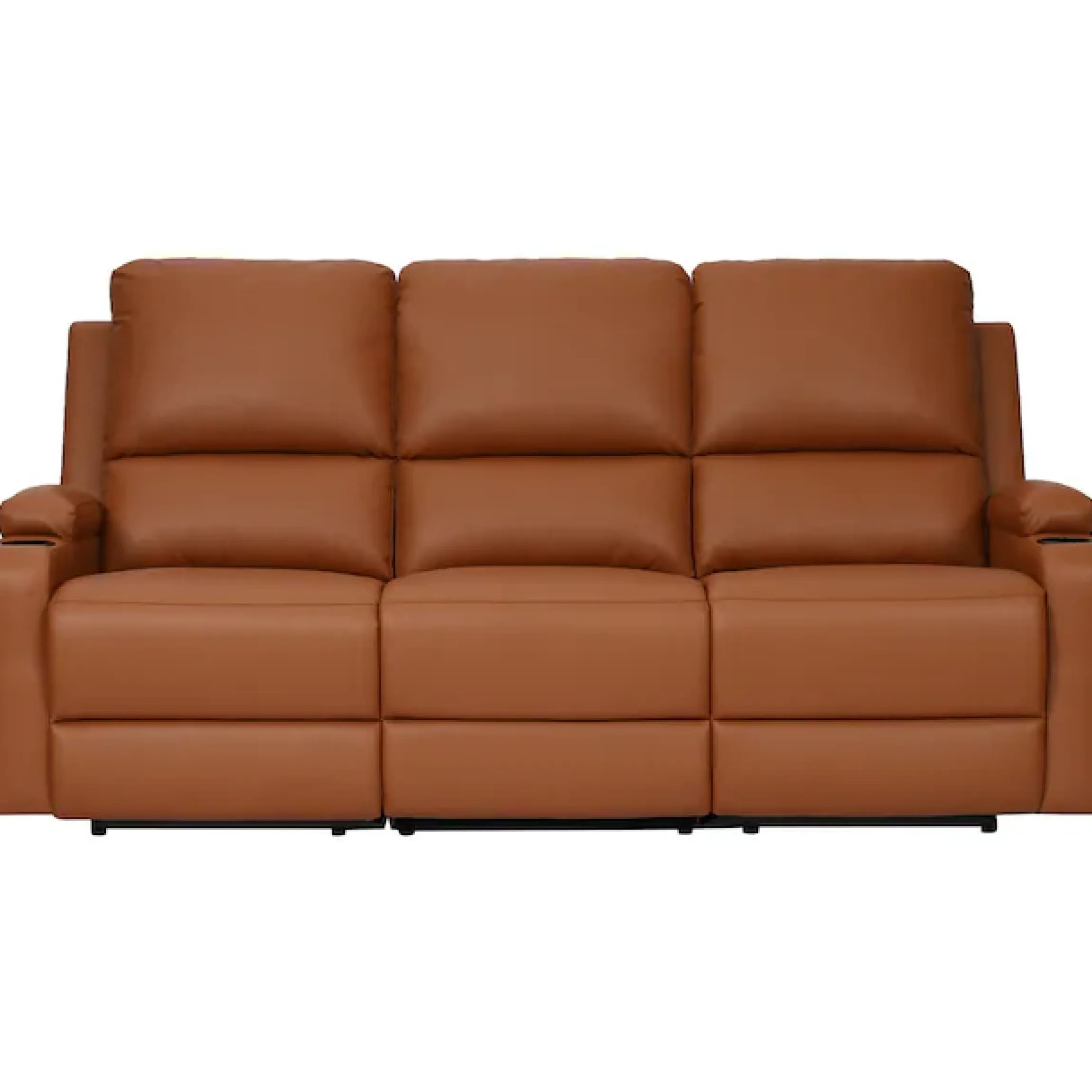 OTTO home 3-Sitzer »NAPORI Lederoptik, Multimediasofa, Kinosessel XXL« Kinosofa mit 2 x Relaxfunktion und Getränkehalter