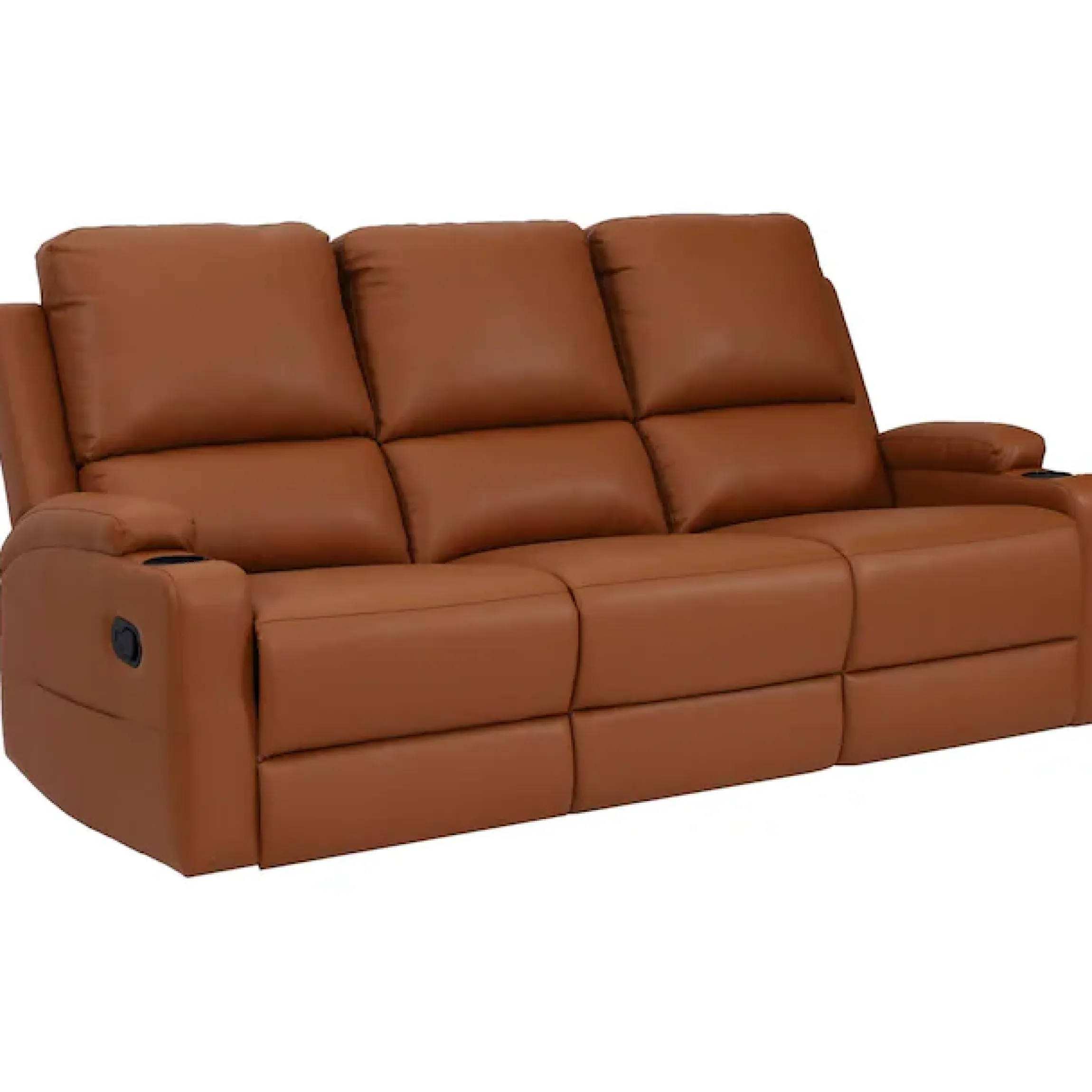 OTTO home 3-Sitzer »NAPORI Lederoptik, Multimediasofa, Kinosessel XXL« Kinosofa mit 2 x Relaxfunktion und Getränkehalter