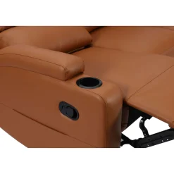 OTTO home 3-Sitzer »NAPORI Lederoptik, Multimediasofa, Kinosessel XXL« Kinosofa mit 2 x Relaxfunktion und Getränkehalter