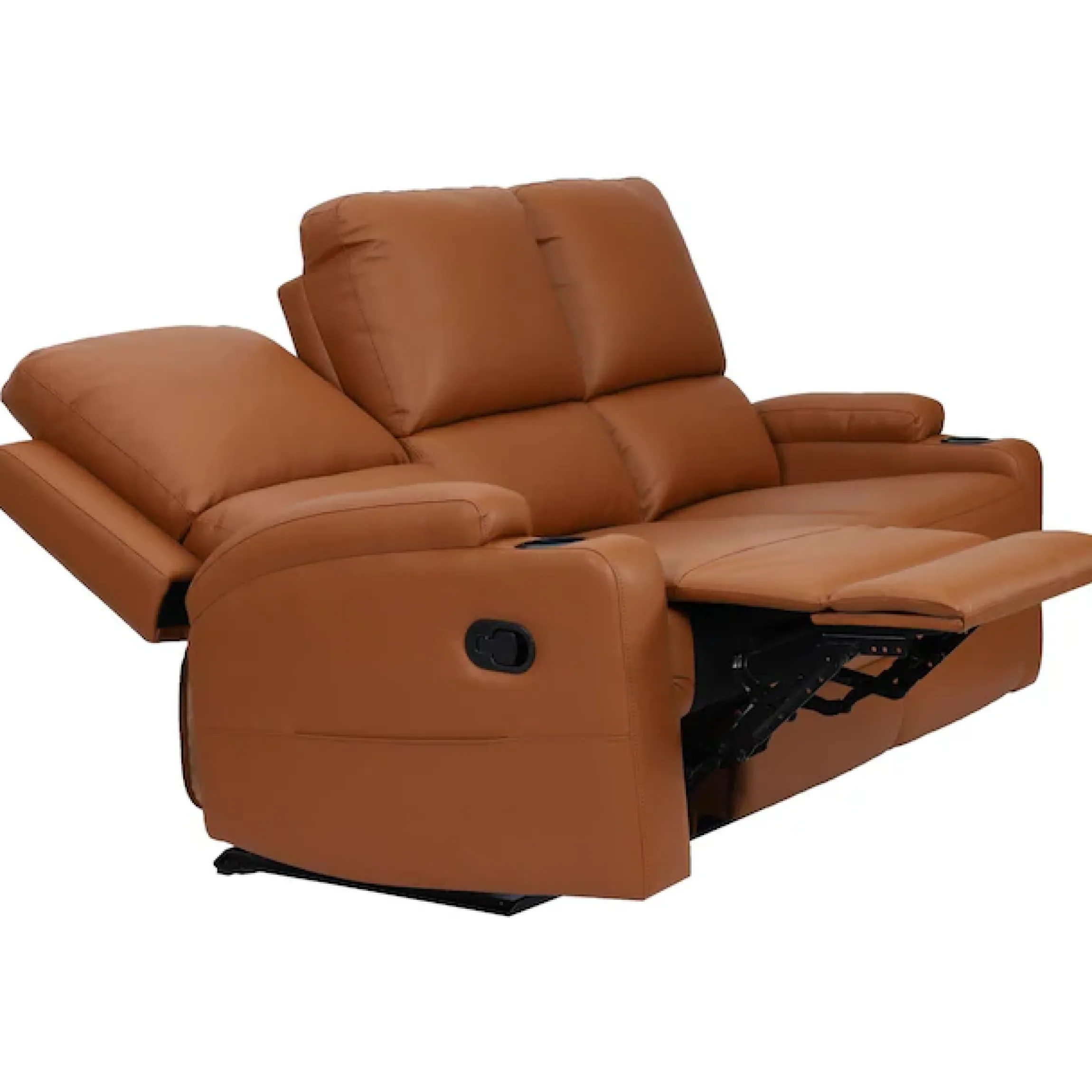 OTTO home 3-Sitzer »NAPORI Lederoptik, Multimediasofa, Kinosessel XXL« Kinosofa mit 2 x Relaxfunktion und Getränkehalter