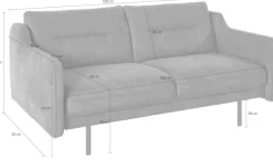 OTTO home 2-Sitzer »Nordfyn« edles Design in 3 Bezugsqualitäten