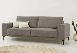 OTTO home 3-Sitzer »OLAND Chenille, Sofa, B: 224 cm, Skandi-Design« Struktur, Flachgewebe, Luxus-Microfaser, Boucle