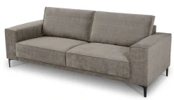 OTTO home 3-Sitzer »OLAND Chenille, Sofa, B: 224 cm, Skandi-Design« Struktur, Flachgewebe, Luxus-Microfaser, Boucle