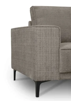 OTTO home 3-Sitzer »OLAND Chenille, Sofa, B: 224 cm, Skandi-Design« Struktur, Flachgewebe, Luxus-Microfaser, Boucle