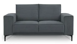 OTTO home 2-Sitzer »OLAND Cord, Sofa, B: 164 cm, Skandi-Design« 164 cm, Wellenunterfederung, Skandi-Design, Metallfüße