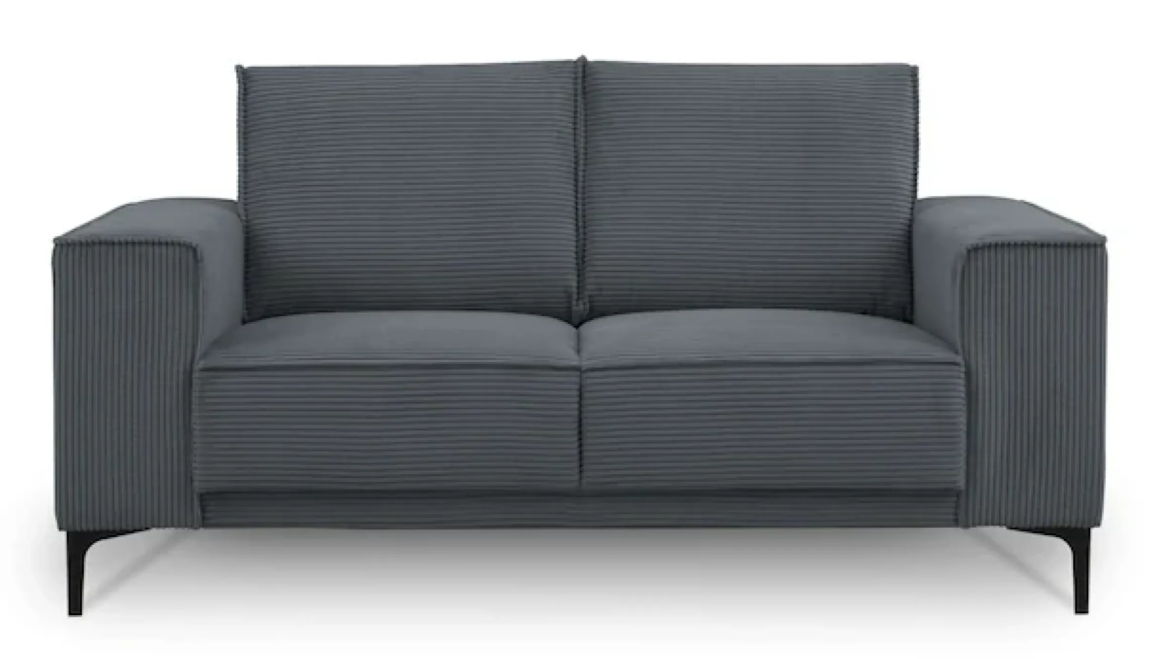 OTTO home 2-Sitzer »OLAND Cord, Sofa, B: 164 cm, Skandi-Design« 164 cm, Wellenunterfederung, Skandi-Design, Metallfüße