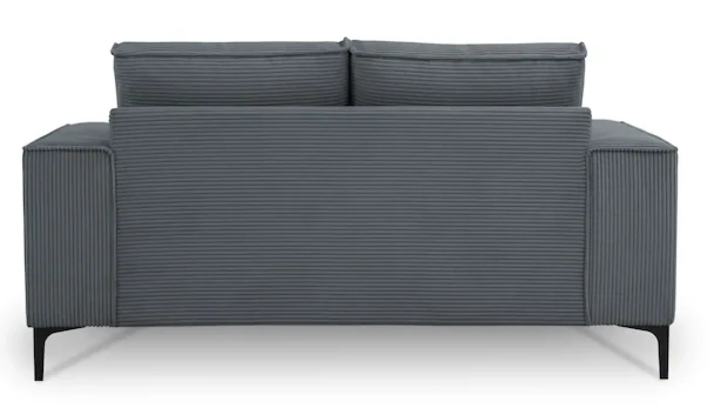 OTTO home 2-Sitzer »OLAND Cord, Sofa, B: 164 cm, Skandi-Design« 164 cm, Wellenunterfederung, Skandi-Design, Metallfüße