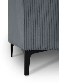 OTTO home 2-Sitzer »OLAND Cord, Sofa, B: 164 cm, Skandi-Design« 164 cm, Wellenunterfederung, Skandi-Design, Metallfüße