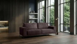 OTTO home 3-Sitzer »OLAND Luxus-Microfaser, Sofa, B: 224 cm, Skandi-Design« Struktur, Flachgewebe, Luxus-Microfaser, Boucle