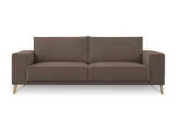 OTTO home 3-Sitzer »Oland Skandi, weicher Chenille-Stoff« 224 cm, Wellenunterfederung, Skandi-Design, Massivholzfüße