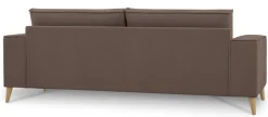 OTTO home 3-Sitzer »Oland Skandi, weicher Chenille-Stoff« 224 cm, Wellenunterfederung, Skandi-Design, Massivholzfüße