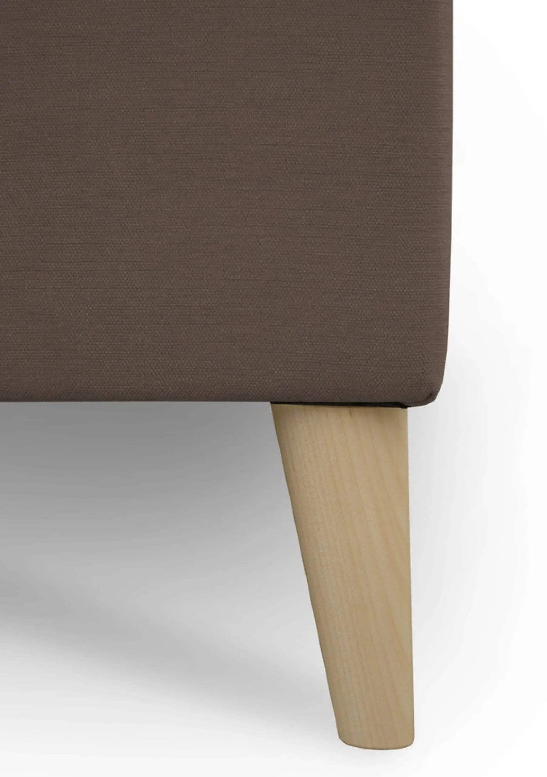 OTTO home 3-Sitzer »Oland Skandi, weicher Chenille-Stoff« 224 cm, Wellenunterfederung, Skandi-Design, Massivholzfüße