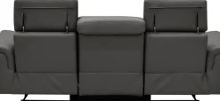 OTTO home 3-Sitzer »Pareli 229cm, manuelle u. elektr. Relaxfunktion in 2 Sitzen« USB, KT-Verstellung, LED Beleuchtung, in Echtleder, Kunstleder, Web