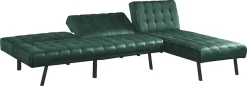 OTTO home 2-Sitzer »Pierre« Schlafsofa, mit 3-stufiger Rasterfunktion, mit Wellenunterfederung
