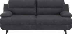 OTTO home 2,5-Sitzer »Pike, B: 198 cm, modernes Design, elegante Form« Metallfüße 12cm Bodenfreiheit, Wellenunterfederung mit PUR Schaum