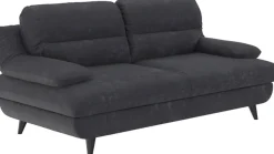 OTTO home 2,5-Sitzer »Pike, B: 198 cm, modernes Design, elegante Form« Metallfüße 12cm Bodenfreiheit, Wellenunterfederung mit PUR Schaum