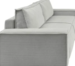 OTTO home 3-Sitzer »SHERWOOD Cord Schlafsofa (257cm)« Schlaffunktion mit Bettkasten (ca. 136/200cm)