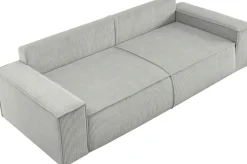 OTTO home 3-Sitzer »SHERWOOD Cord Schlafsofa (257cm)« Schlaffunktion mit Bettkasten (ca. 136/200cm)