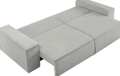 OTTO home 3-Sitzer »SHERWOOD Cord Schlafsofa (257cm)« Schlaffunktion mit Bettkasten (ca. 136/200cm)
