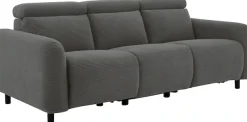 OTTO home 3-Sitzer »SKAANE Cord-Sofa, 229 cm, manuelle u. elektrische Relaxfunktion« Relax-Funktion in 2 Sitzen, Kopfteilverstellung, Federkernpolsterung