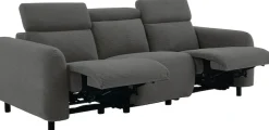 OTTO home 3-Sitzer »SKAANE Cord-Sofa, 229 cm, manuelle u. elektrische Relaxfunktion« Relax-Funktion in 2 Sitzen, Kopfteilverstellung, Federkernpolsterung