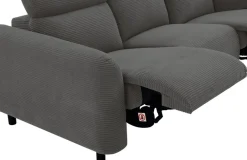 OTTO home 3-Sitzer »SKAANE Cord-Sofa, 229 cm, manuelle u. elektrische Relaxfunktion« Relax-Funktion in 2 Sitzen, Kopfteilverstellung, Federkernpolsterung