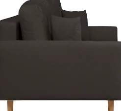 OTTO home 2-Sitzer »TRIPLO mit Wellenunterfederung, Maße B/T/H: 165/100/89 cm« Sofa mit Steppung im Rückenbereich, incl. Rückenkissen und Zierkissen