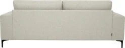 OTTO home 3-Sitzer »Xander« Breite 224 cm, Soft-Touch Chenille, schwarze Metallfüße