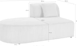 OTTO home Sofa-Eckelement »Alesund« als Einzelteile oder Modulteil