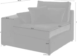 OTTO home Sofaelement »Florid« als Teil eines Modulsofas, , fester Sitzkomfort, auch in Cord