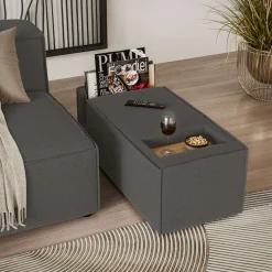 OTTO home Sofaelement »HAILY Tisch XL für das Modulsofa, extra tief, Maße B/T/H: 45/130/37 cm« als Modul oder separat verwendbar, mit Steckfach und Ablagefläche