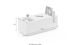 OTTO home Sofaelement »HAILY Tisch XL für das Modulsofa, extra tief, Maße B/T/H: 45/130/37 cm« als Modul oder separat verwendbar, mit Steckfach und Ablagefläche
