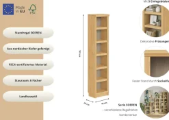 OTTO home Standregal »Riga« aus massiver Kiefer, FSC®-zertifiziert