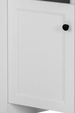 OTTO home Standregal »Rigny« aus MDF, mit Holz-Zierleiste, schwarzem Metallgriff, Höhe 180,5 cm