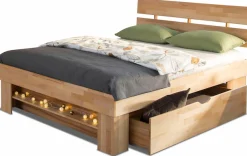 OTTO home Stauraumbett »Triest« aus FSC®-zertifizierter massive Buche