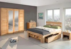 OTTO home Stauraumbett »Triest« aus FSC®-zertifizierter massive Buche