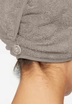 OTTO home Turban-Handtuch »Juna, als Set und Serie erhältlich, 2 Turbanhandtücher 24x61cm« 100% Baumwolle, Turban, Uni-Farben, weich