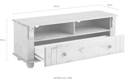 OTTO home TV-Board »Adele, Sideboard, Kommode« Breite 120 cm, mit Schublade, aus massiver Kiefer, FSC®
