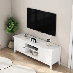OTTO home TV-Board »Avelin« Melaminoberfläche, schwarze Metallgriffe, Breite 150 cm