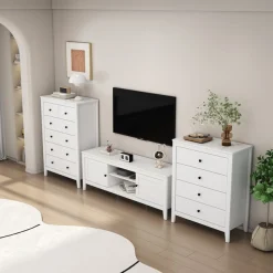 OTTO home TV-Board »Avelin« Melaminoberfläche, schwarze Metallgriffe, Breite 150 cm