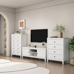 OTTO home TV-Board »Avelin« Melaminoberfläche, schwarze Metallgriffe, Breite 150 cm