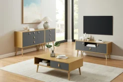 OTTO home TV-Board »Avril« Korpus aus Melamin & MDF, ABS-Kunststoff Kanten, Soft-Close-Funktion