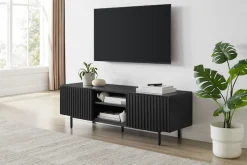 OTTO home TV-Board »Candise« Sintersteinplatte, Soft-Close-Funktion, FSC-zertifiziertem Eschenholz
