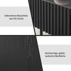 OTTO home TV-Board »Candise« Sintersteinplatte, Soft-Close-Funktion, FSC-zertifiziertem Eschenholz