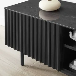 OTTO home TV-Board »Candise« Sintersteinplatte, Soft-Close-Funktion, FSC-zertifiziertem Eschenholz