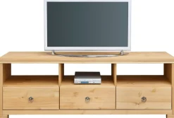 OTTO home TV-Board »Gotland« Breite 147 cm, mit Schubladen und offenen Fächern, Massivholz, FSC®