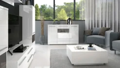 OTTO home TV-Board »Piano« (H/B/T): 46,2/135/45,2cm,UV lackiert, mit Soft-Close-Funktion