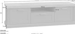 OTTO home TV-Board »Tara« (H/B/T): 52/177/54cm,Fernsehtisch, UV-Lack für hohe Farbbrillianz, mit Soft-Close-Funktion