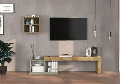 OTTO home TV-Wand »Chronos TV-Set, Wohnwand – Elemente frei platzierbar, Made in Italy« Set, 2-er set, 2 Stk. tlg.