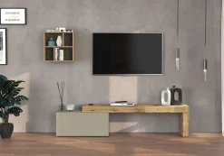 OTTO home TV-Wand »Chronos TV-Set, Wohnwand – Elemente frei platzierbar, Made in Italy« Set, 2-er set, 2 Stk. tlg.